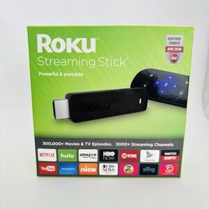 Roku 3600R Streaming Stick Powerful Portable. Pre Owned. Tested. Works.